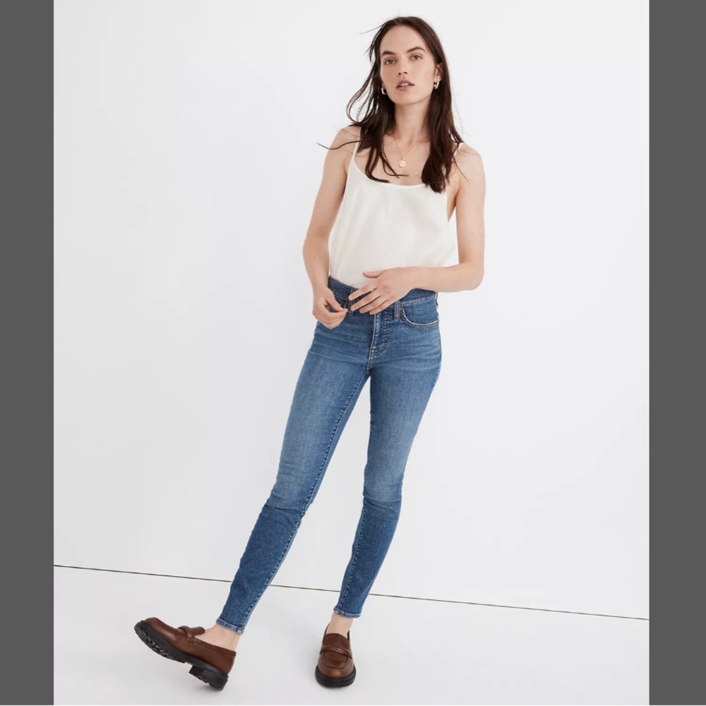Madewell 9” Mid-rise Skinny Jean in Heathfield Wash
